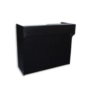 48 In Ledgetop Cash Register Checkout Counter 48"L x 22"D x 42"H | BLACK - Picture 1 of 9