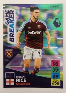 2021/22 Panini Adrenalyn XL EPL Declan Rice Game Breaker Foil Card West Ham #396 - Picture 1 of 1