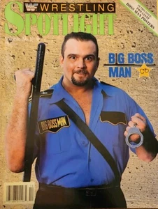 WWF WRESTLING SPOTLIGHT MAGAZINE VOL 10 BIG BOSSMAN*HAS POSTERS*       C - Picture 1 of 15