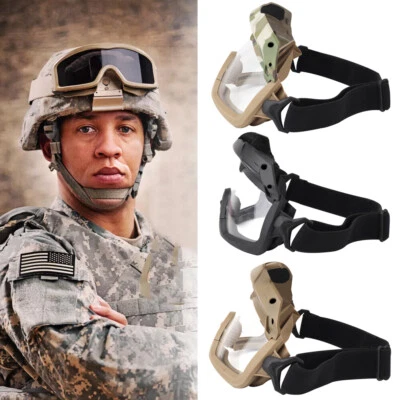 Tactical Airsoft Paintball Goggles Anti Fog CS Wargame Hunting Protection Goggle - Image 1 of 4
