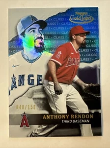 2020 Topps Gold Label Anthony Rendon Blue /150 #4 Los Angeles Angels - Picture 1 of 2