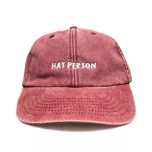Gorra de béisbol bordada con sombrero de persona || Divertido eslogan Dadcap cabeza calva - Imagen 1 de 16
