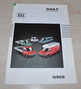 Iveco gama diaria especificación de furgoneta camión folleto folleto FR - Imagen 1 de 3