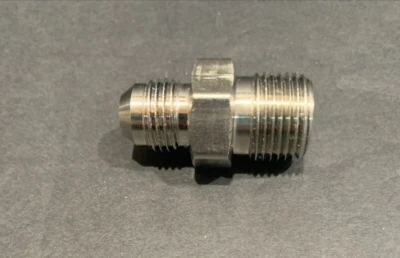 PARKER SS316 5/8 X 1/2” (Male) AN816-10-8K ASTM A389Hose Fitting Lot Of 6 NEW - Image 1 of 4