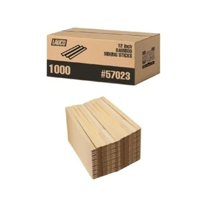Palos de pintura de bambú de 12" pulgadas de grado ecológico - (Paquete -1000 palos) - Imagen 1 de 8