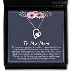 To My Mom Necklace Forever Thank You Mommy Mother's Day Gift From Son Daughter