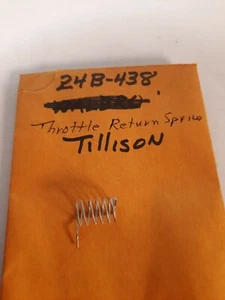 24B438 Tillotson throttle return spring  24b 438 new old stock  - Picture 1 of 2