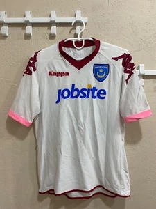 Portsmouth 2010 2011 away football shirt Kappa Soccer jersey #28 back sz S - Picture 1 of 12