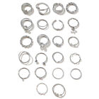 1set Alloy Rings Set For Women Jewelry Adjustable Ring For Girls Accessories Sfb
