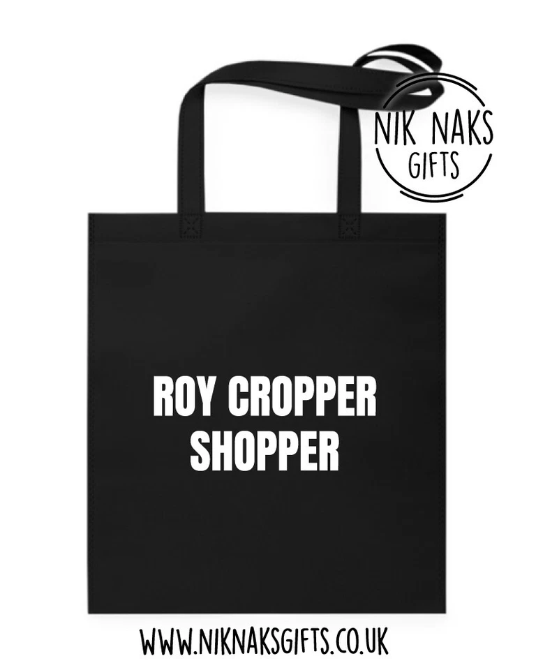 Roy Cropper Shopper Gift - Coronation Street Novelty - Cotton Long Handle Tote