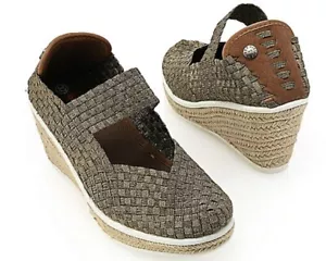 ZAPATO BERNIE MEV "ESPA LULIA" CUÑA ESPUMA MEMORIA MARY JANE - Imagen 1 de 4