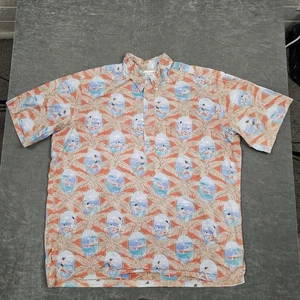 Reyn Spooner Hemd Herren XXL Reverse Print Popover Made in USA Dietrich Varez - Bild 1 von 8