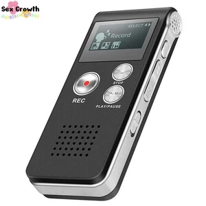 Digital Voice Recorder Dictaphone Audio Sound Recorder Mini Small Spy Lecture - Picture 1 of 13