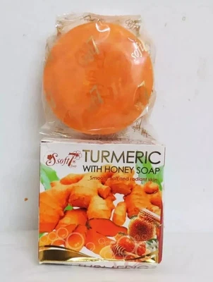  X 2 Soft7 Turmeric Honey Anti-aging Soap Smooth, Soft Radiant Skin - Image 1 of 4
