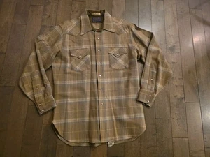 Vintage Pendleton Shirt High Grade Western Wear Wool Pearl Snap Men’s L - Picture 1 of 7