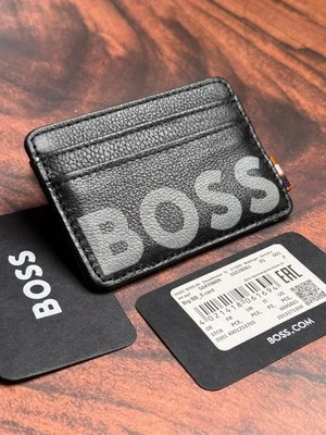 Hugo Boss Grained leather Card Holder  - Image 1 of 4