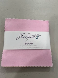 Tula Pink Designer Solids Free Spirit 5" Charm Pack Fabric - Picture 1 of 5