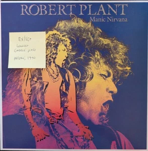 Robert Plant Manic Nirvana Vinyl Record EX/VG+ WX339X 1990 - Picture 1 of 2