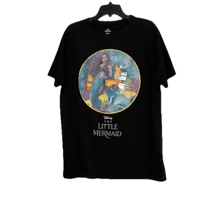 Camiseta Disney La Sirenita Halle Bailey Ariel Grande Negra C-Life 2023 - Imagen 1 de 4
