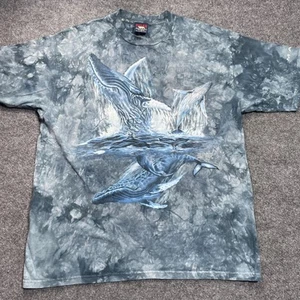 Polar Grafik Shirt Herren Large Buckelwale Meer Batik Blauwalschwänze - Bild 1 von 10