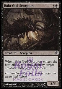 Bala Ged Scorpion 4x Foil Roe MTG Rise of Eldrazi Común COMO NUEVO negro - Imagen 1 de 1
