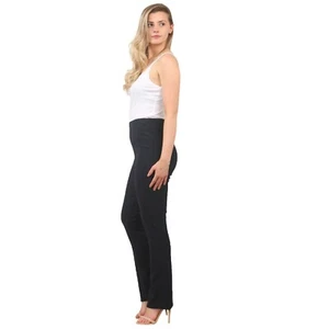 DAMEN BOOTLEG HOSE DAMEN BOOTCUT STRETCH FEINRIPP ARBEITSHOSE HOSE - Bild 1 von 15