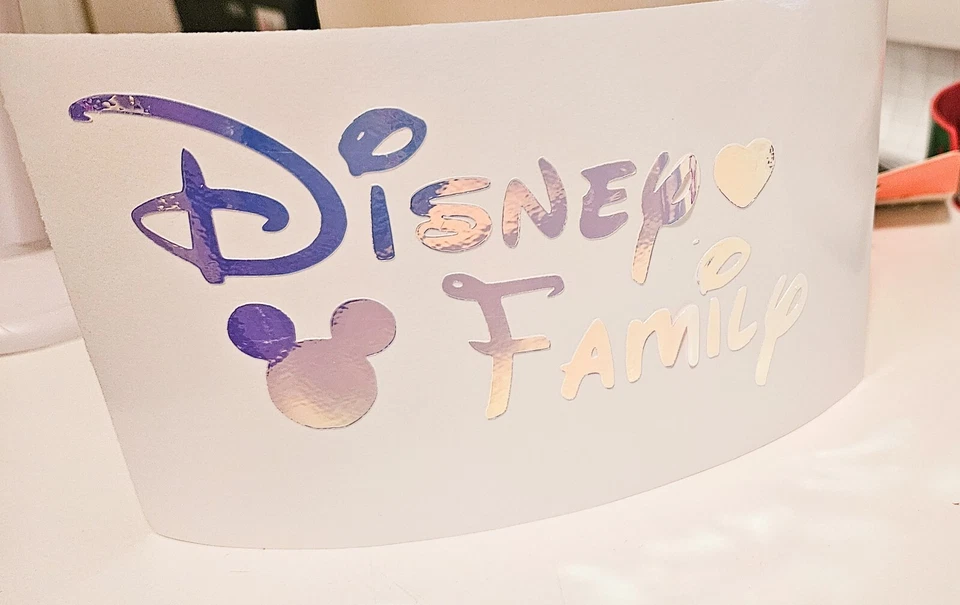 Calcomanía/pegatina vinilo coche ventana familia Disney Foto 1 de 1