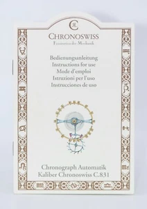 Chronoswiss Cal 831 Livret Manuel - Picture 1 of 1