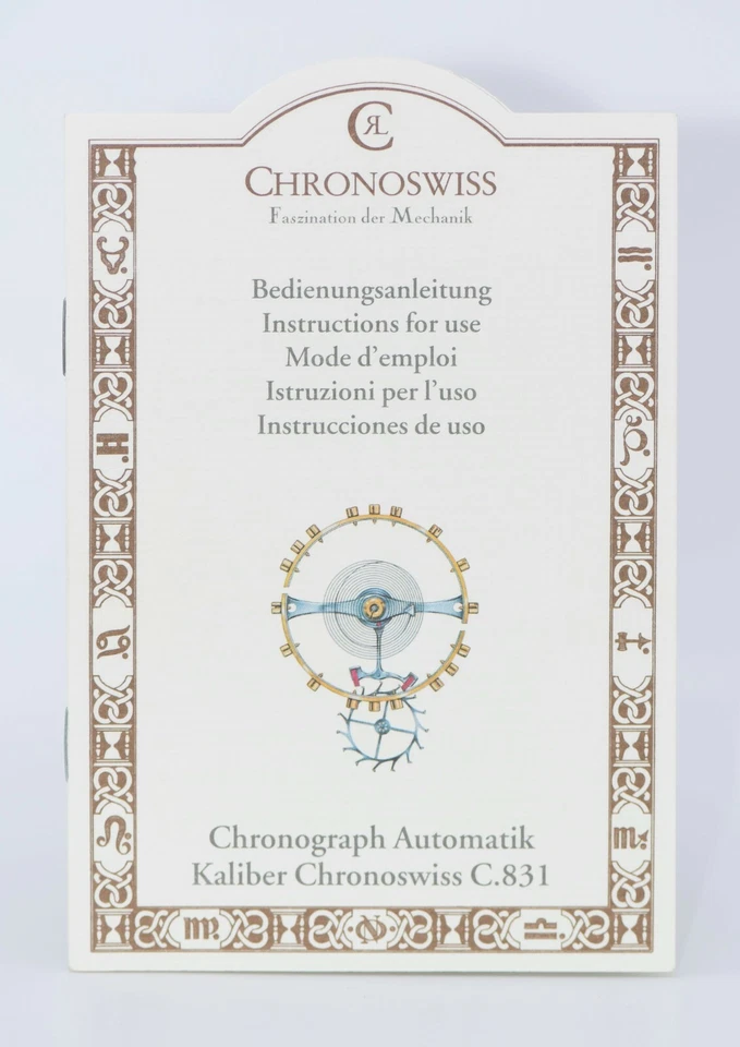 Chronoswiss Cal 831 Livret Manuel - Image 1 of 1