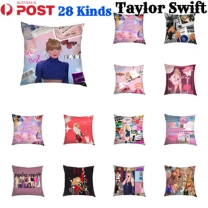 Taylor Swift Cushion Cover Throw Pillow Cases 45cm Swiftie Home Sofa Pillowcase - Picture 1 of 52