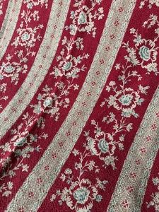 VINTAGE Ralph Lauren 48x74 upholstery weight hemmed fabric piece STUNNING - Picture 1 of 6