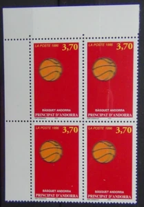 Andorra 1996 Basketball set in block x 4 MNH - Picture 1 of 1