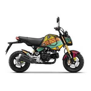 Painted Wood Vinyl Graphics Wrap Stickers For Honda GROM MSX125 21 22 23 - Picture 1 of 4