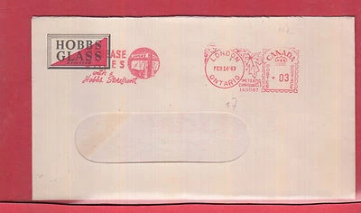 Colour advertising Hobbs Glass meter slogan 1943 Canada cover - Image 1 of 2