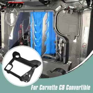Dry Carbon Clear Engine Cover For Corvette C8 Convertible 2020-2025 Z51 Stingray - Picture 1 of 15