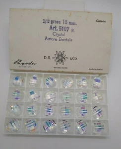 Factory Pack Swarovski Clear AB 16mm Pagoda 5107 R Beads; 24pc; RARE Vintage! - Picture 1 of 7