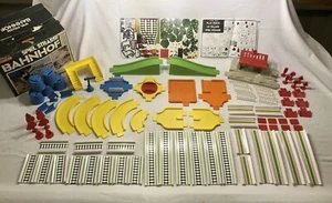 1970's Matchbox Spiel Strasse Bahnhof German Railway Train Playset PL-4 Complete - Picture 1 of 11