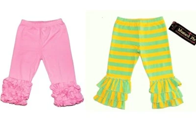 NUEVOS LEGGINGS GLASEADOS PRINCESA GUISANTE ROSA PASTEL MOSTAZA 3T NIÑAS PEQUEÑAS Foto 1 de 4