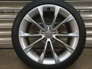 1x Original Audi A5 8T Avant S Line Alufelge Winterreifen 245/40 R 18 Dunlop 69% - Bild 1 von 7
