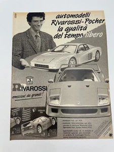 Clipping Pubblicità Advertising 1991 Rivarossi automodelli la qualità del tempo - Picture 1 of 1