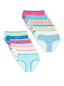 Wonder Nation Clothing Blue Prints Assorted 14 Pack Hipster Panties - 6 - Picture 1 of 2