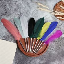 Smooth Novelty Stationery Signature Feather Pen Ballpoint Pens Writing Tool