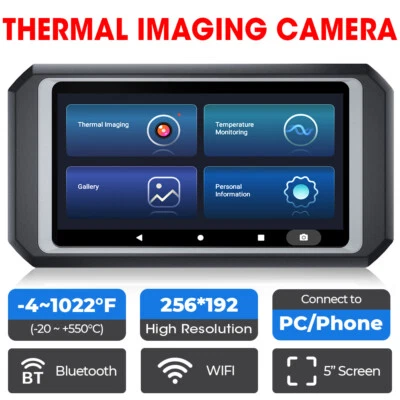 TOPDON TC003 256X192 IR Resolution 5" Touch Screen Thermal Imaging Camera 32GB