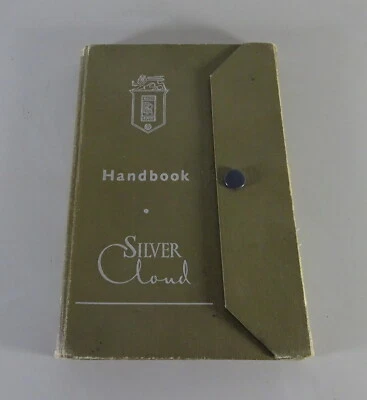 Manuale Dell'Utente / Libretto Rolls Royce Silver Cloud I Dal 01/1956 - Immagine 1 di 4