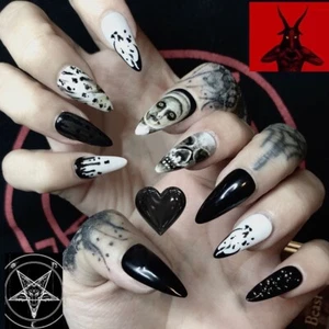 Selbstklebende Kunstnägel Nagelstudio Expess On Nails künstliche Fingernägel 24p - Bild 1 von 7