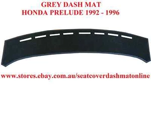 DARK GREY DASH MAT, DASHMAT, DASHBOARD COVER FIT HONDA PRELUDE  1992 - 1996 - Bild 1 von 4