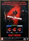 Back 4 Blood RARE PS5 XBOX SERIES X 59cm x 84cm Affiche Promotionnelle