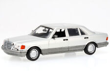 Mercedes W126 560 SEL 1990 silver diecast modelcar 943039305 Minichamps 1:43