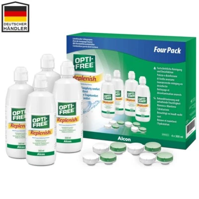 ALCON Opti-Free RepleniSH (4x 300ml) - für weiche Kontaktlinsen
