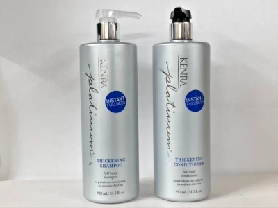 Kenra Platinum❤️ 加厚洗发水和护发素 适合全身 31.5 盎司 升 ❤️ — 第 1/3 张图片